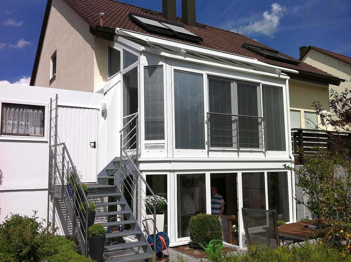 Wintergarten Backnang am Balkon | Wohlfuehlwintergarten